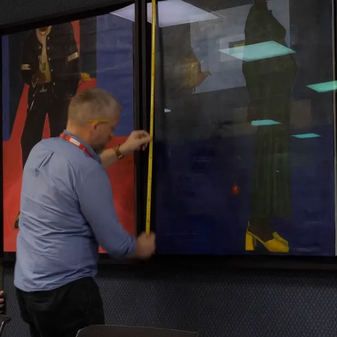 Art logistics preparation before shipment