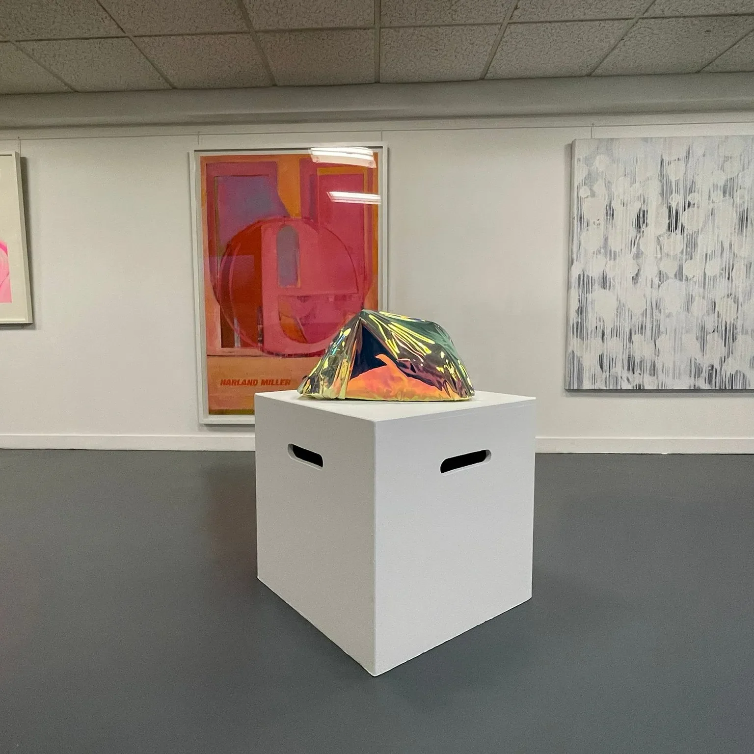 Fine art collection prepared for transport